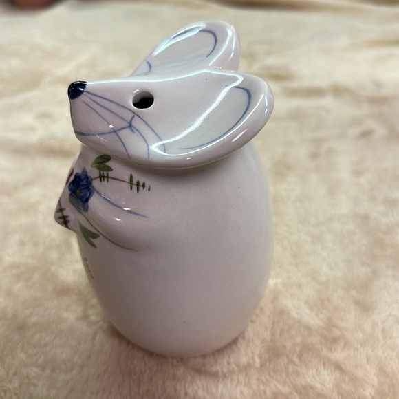 Laura Gates Smiling Mouse Parmesan Grated Cheese Shaker Vintage - Picture 2 of 8